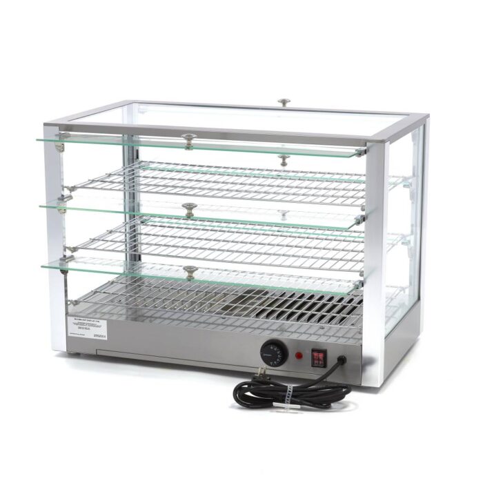 Soojendatud toidu vitriin – 115 l – 70 cm – 3 riiulit - Image 6