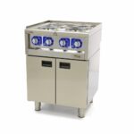 Professionaalne pliit – 4 põletit – kahekordne – sügavus 60 cm – 400 V - Image 5