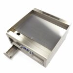 Tööstusliku kvaliteediga grillplaat – sile – kaheosaline – sügavus 60 cm – elektriline – 400 V - Image 5