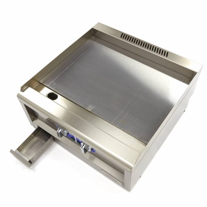 Tööstusliku kvaliteediga grillplaat – sile – kaheosaline – sügavus 60 cm – elektriline – 400 V - Image 5