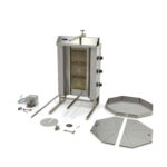 Kebabi grill – 3 põletit – 30 kg liha – gaas - Image 5