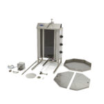 Kebabi grill – 3 põletit – 30 kg liha – elektriline - Image 5