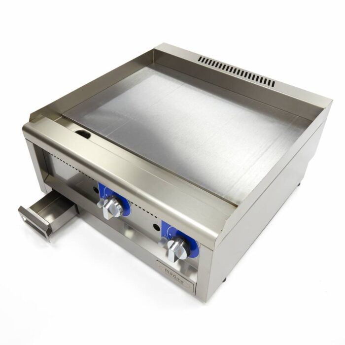 Tööstusliku kvaliteediga grillplaat – sile – kaheosaline – sügavus 60 cm – gaas - Image 5