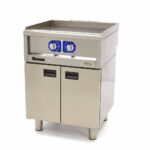 Tööstusliku kvaliteediga grillplaat – sile – kaheosaline – sügavus 60 cm – elektriline – 400 V - Image 6