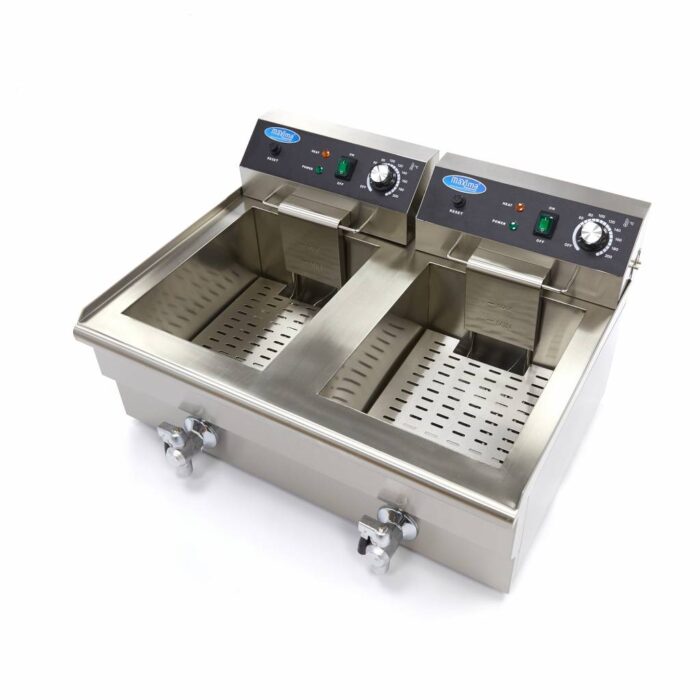 Fritüür – 2 x 16 l – 2 korvi – äravoolukraaniga - Image 6