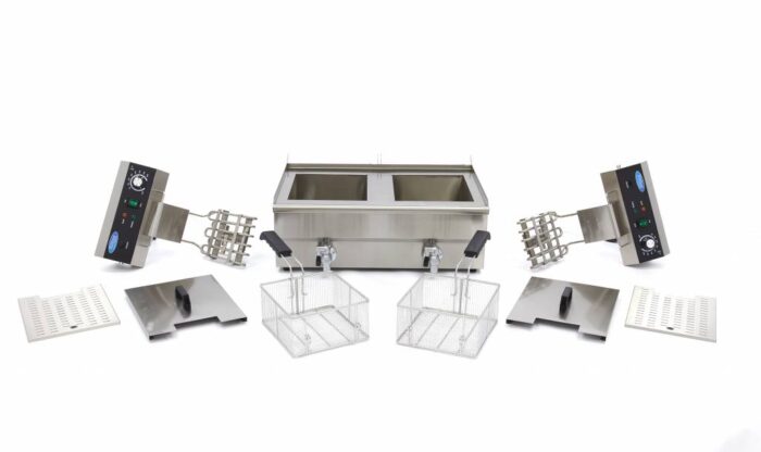 Fritüür – 2 x 16 l – 2 korvi – äravoolukraaniga - Image 8
