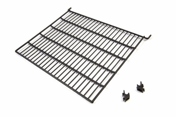 Riiulvitriin, sisaldab 2 klambrit, must, ümberkujundatud vitriinile 58L / 78L / 98L - Image 1