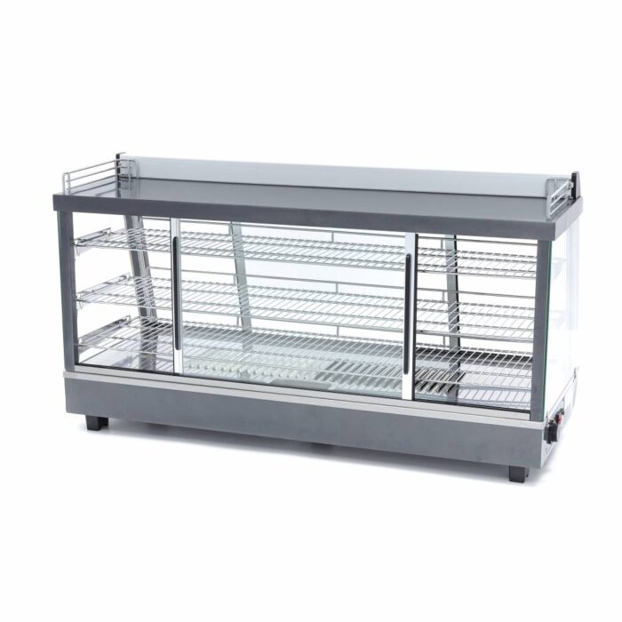 Soojendatav toiduvitriin – 186 l – 121,5 cm – 3 riiulit - Image 4