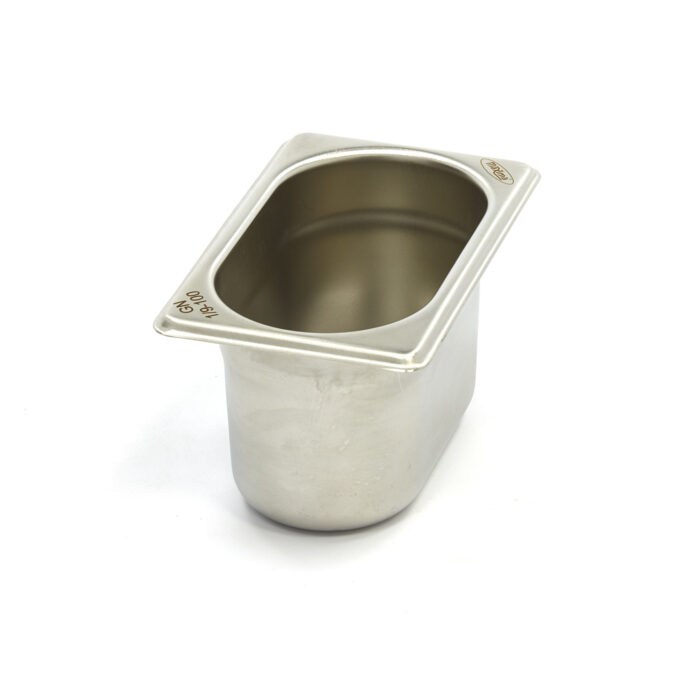 Gastronormi konteiner – 1/9 GN – sügavus 10 cm – roostevaba teras - Image 1