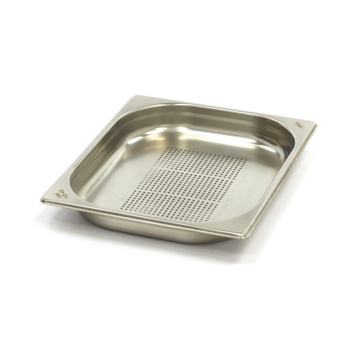 Gastronormi konteiner – 1/2 GN – sügavus 4 cm – roostevaba teras – perforeeritud - Image 1