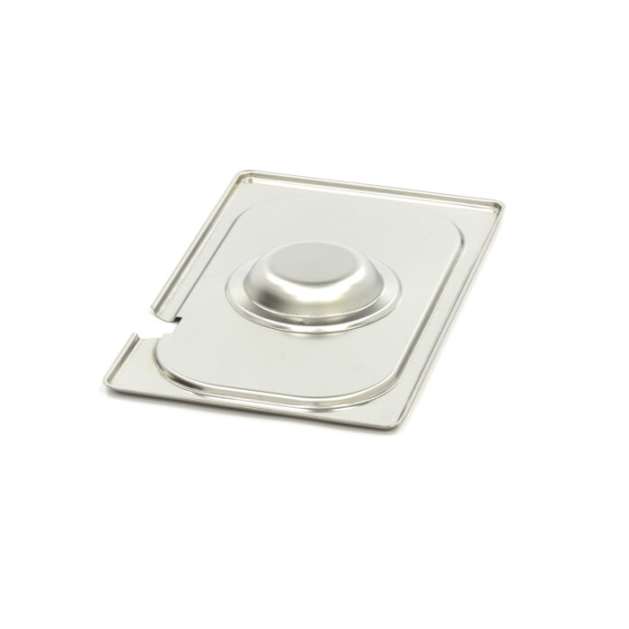 Gastronormi kaas – 1/4 GN – roostevaba teras – süvendiga - Image 2