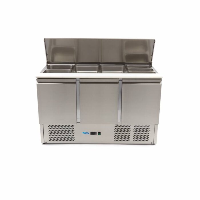 Saladette - 400L - 137cm - 3 ust - sisaldab lõikelauda - Image 6
